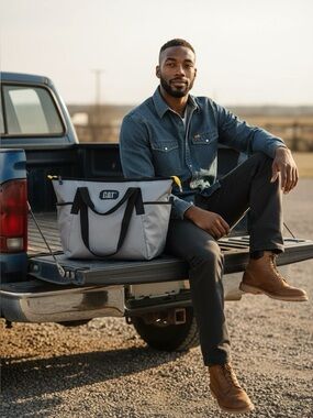 🌻 Caterpillar (CAT) Shopping Tote #824